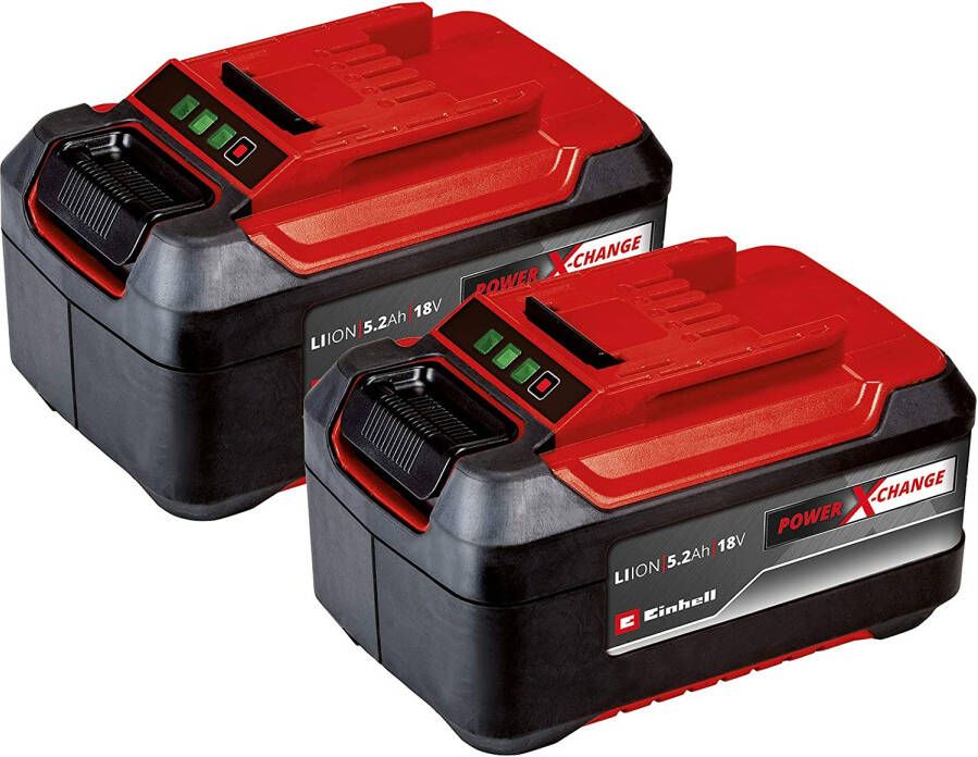 Einhell 18 V 5.2 Ah Accu DUO-pack 2 accu&apos;s 4511526