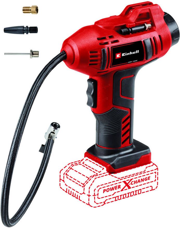 Einhell CE-CC 18 Li Solo Accu Auto Luchtcompressor | 18V | 11 bar 2071010