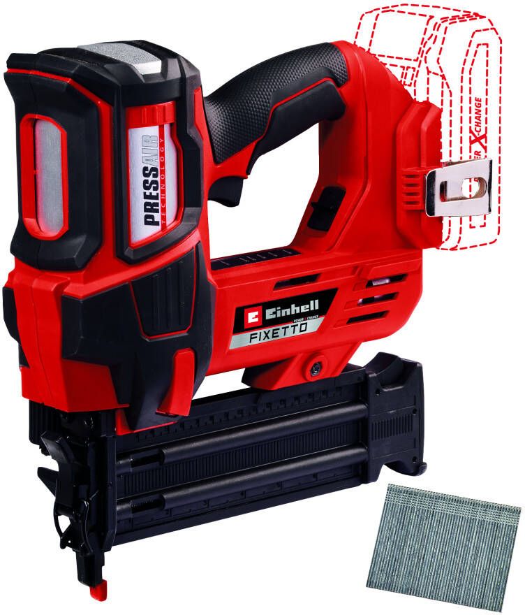 Einhell FIXETTO 18 50 N Accu Spijkerpistool | 18V | 15 50 mm | Zonder accu en lader 4257795
