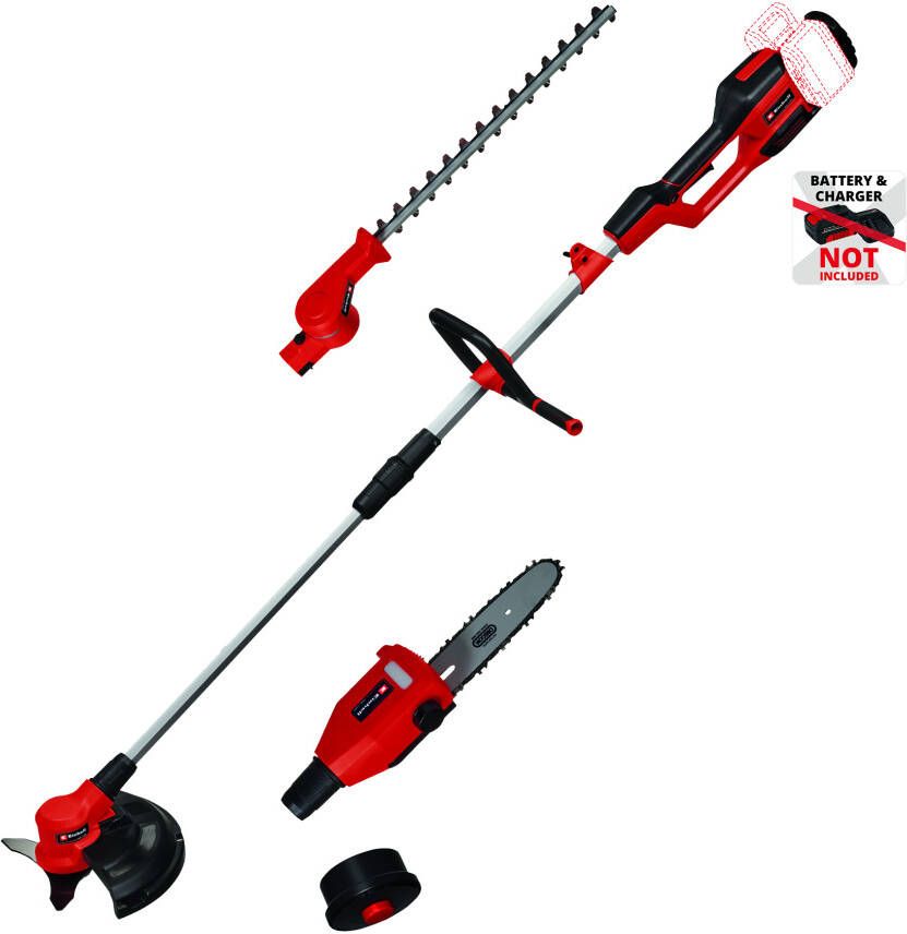 Einhell GE-LM 36 4in1 Li BL Solo Accu Tuin-Multitool | 2 x 18V | Zonder accu en lader 3410901