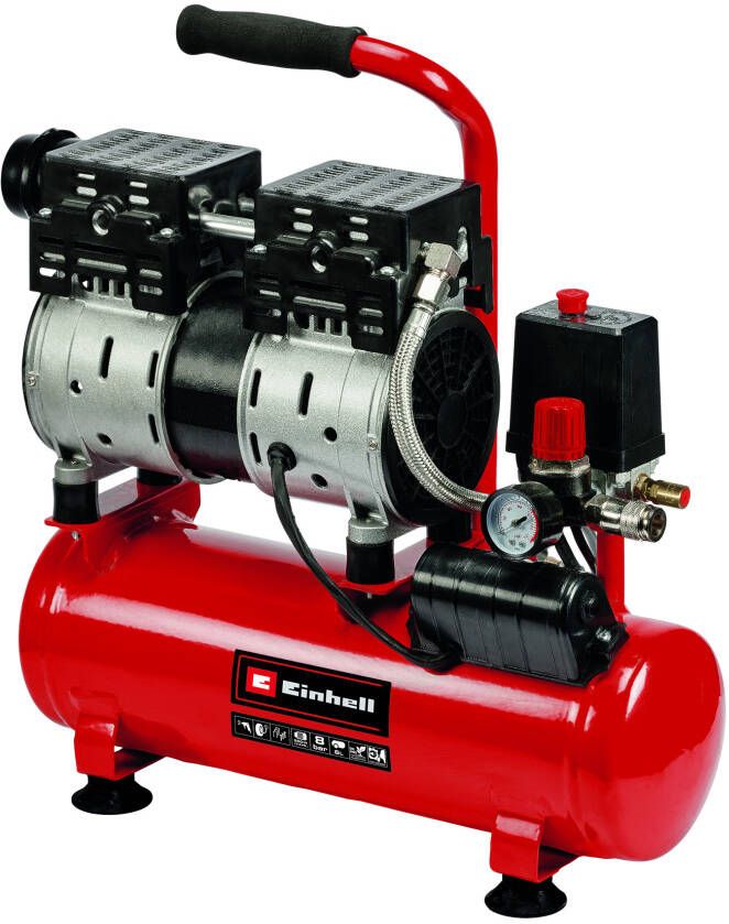 Einhell TE-AC 6 Silent Compressor | 8 bar | 6L 4020600