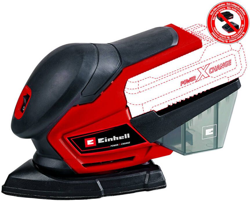 Einhell TE-OS 18 150 Li Solo Accu Multischuurmachine | 18V | Zonder accu en lader 4460708