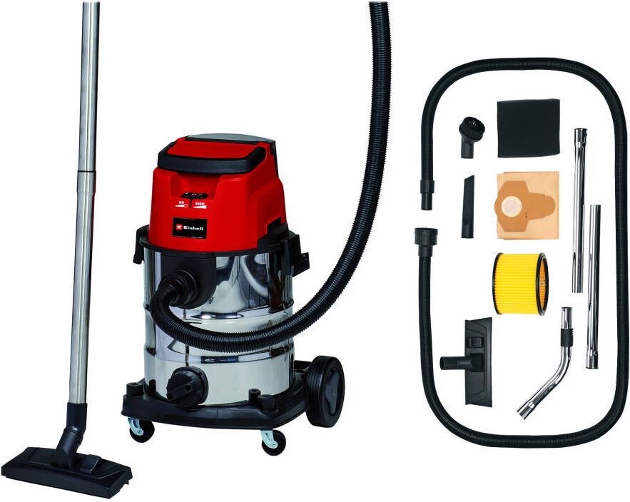 Einhell TE-VC 36 25 Li S Solo Accu Nat- Droogzuiger | 36V | 25L 2347170