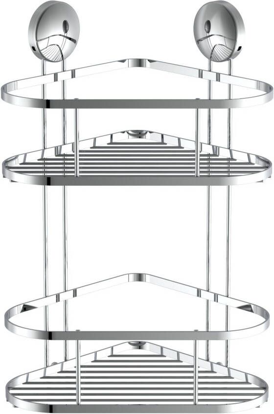 EISL Douche hoekrek 2 laags | chroom | om te lijmen of te schroeven BA0203