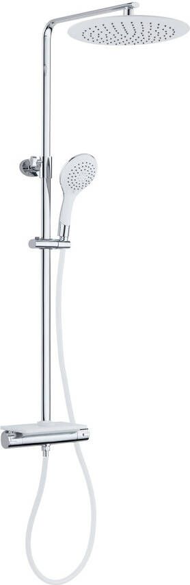 EISL GRANDE VITA hoofddouche set met thermostatische mengkraan | chroom-wit DX1102CST
