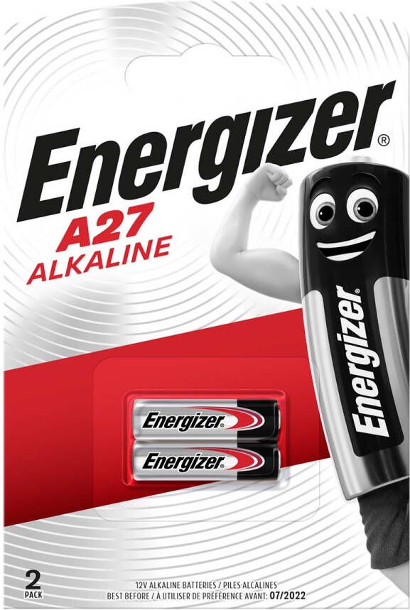 Energizer Alkaline Batterij 27A | 12 V | 27 mAh | 2 stuks in blister EN-639333