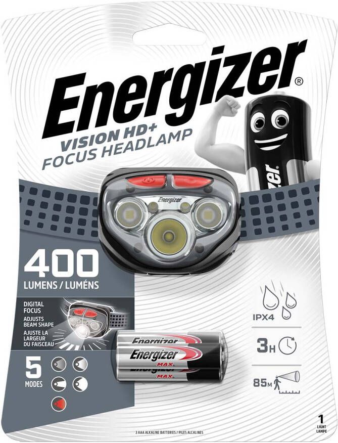 Energizer Hoofdlamp LED Zwart | 1 stuks EN53541280200