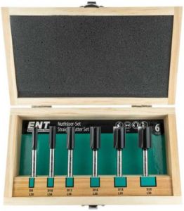 ENT 6-delig frezenset lang 8 t m 20mm Kolf 8mm 7909010