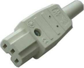 Enzo Apparaat stekker wit 155 graden 10A MK 6173510