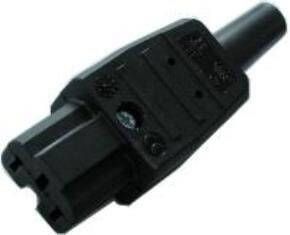 Enzo Apparaat stekker zwart 155 graden 10A MK 6173520