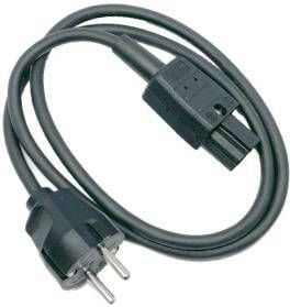Enzo Apparaatsnoer NN 1 mtr 155g zwart 1066700