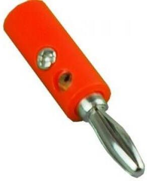 Enzo Banaanstekker met bladveer rood 7090997