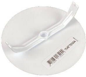 Enzo Blindplaat rond met klemmen wit 9.5cm 4213980