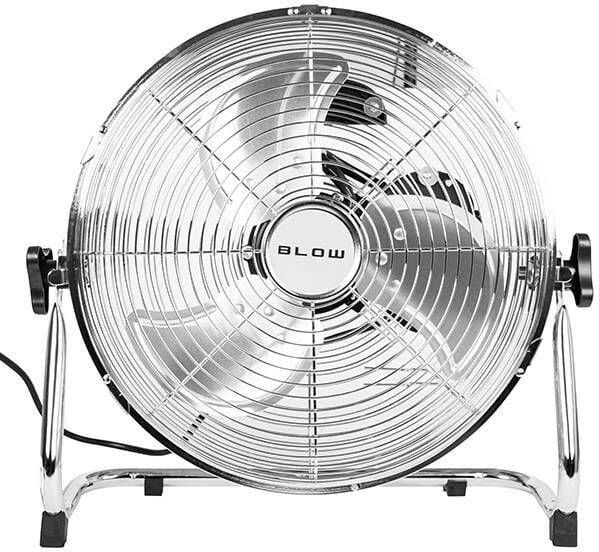 Enzo Blow Vloerventilator 30cm | 220V | 70W | 3 luchtstroomniveaus | Chroom 8652536