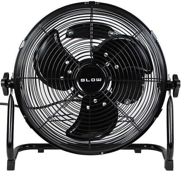 Enzo Blow Vloerventilator 30cm | 220v | 70W | 3 luchtstroomniveaus | Zwart 8652537