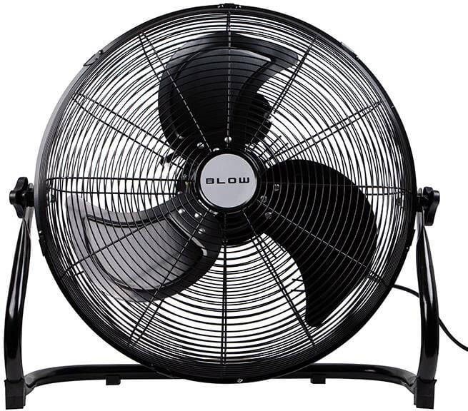 Enzo Blow Vloerventilator 45cm | 220V | 200W | 3 luchtstroomsnelheden | Zwart 8652539