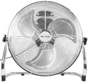 Enzo Blow Vloerventilator 45cm | 220v | 200W | Chroom | 3 luchtstroomsnelheden 8652538