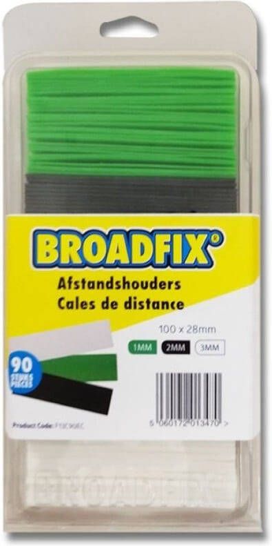 Enzo Boradfix 100x28mm Vlakke Vulplaatjes | 1-3mm | 90 stuks F13C90EC