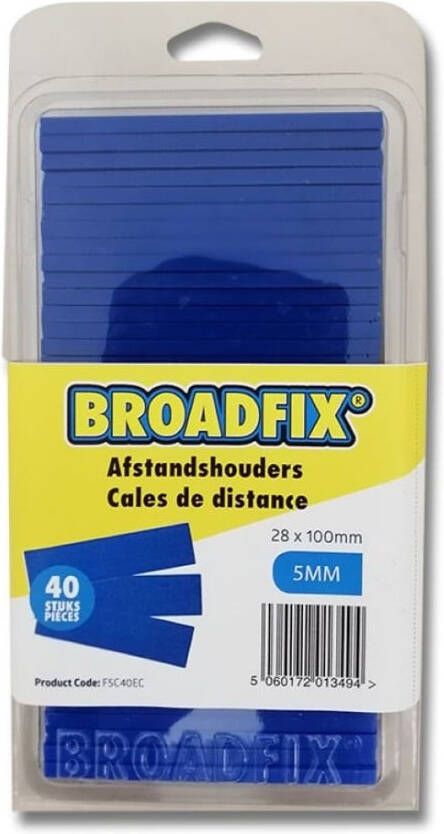 Enzo Boradfix 100x28mm Vlakke Vulplaatjes | 4mm | 50 stuks F5C40EC
