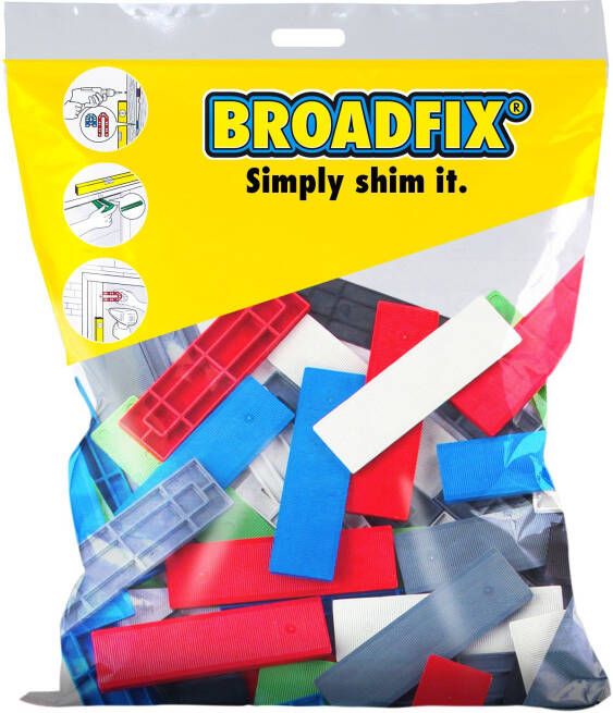 Enzo Boradfix Vlakke Afstandshouders Assortiment | In Doos | 120 stuks | 1-6mm | 20 stuks van elke soort BSP120