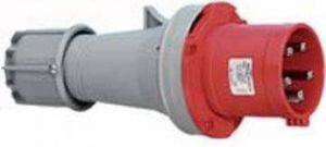 Enzo CEE 4P 63A 400V stekker rood 6315167