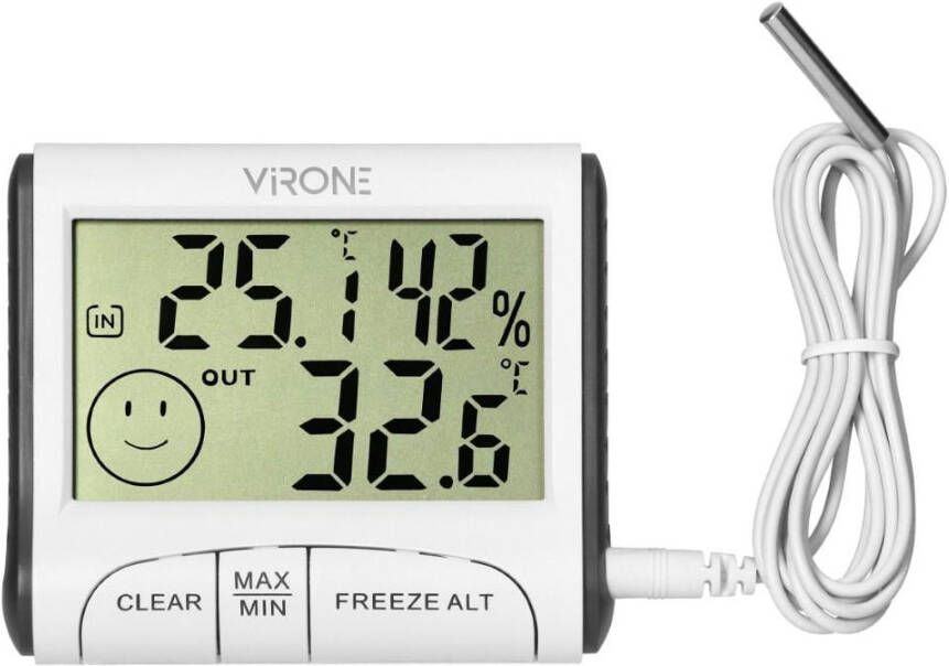 Enzo Chacon Weerstation met draadloze buitensensor+barometer kleur 8150190