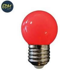 Enzo EDM LED kogellamp EDM E27 1 5W rood LED8110