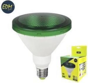Enzo EDM LED lamp EDM PAR38 E27 15W groen