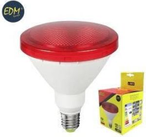 Enzo EDM LED lamp EDM PAR38 E27 15W rood