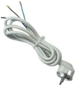 Enzo Aansluitsnoer 3x1 5qmm 3m wit PVC 1066271