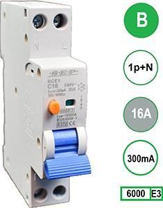 Enzo Aardlekautomaat 16A B kar 300mA 2p SEP 4518095