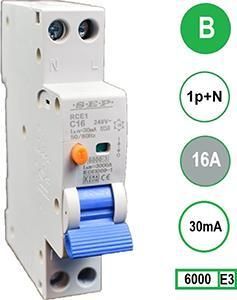 Enzo Aardlekautomaat 16A B kar 30mA 2p SEP 4518090