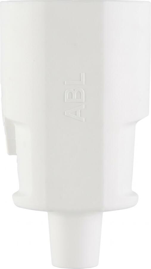 Enzo ABL Randaarde contra stekker met tule wit 6141214