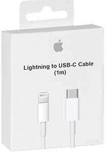 Enzo Apple USB-C Lightning laadkabel 1m wit 9540070
