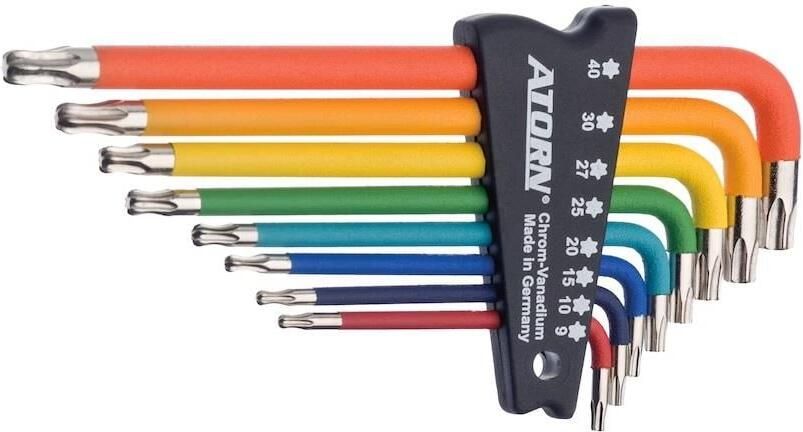 Enzo ATORN TX-sleutelset torx 8 delig met kogelkop 6479040