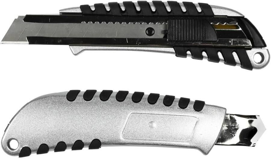 Enzo Benson Afbreekmes 18mm aluminium zwart 6410820