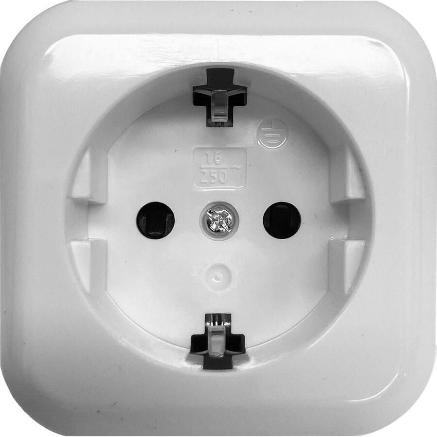Enzo Benson opbouw stopcontact RA wit 4650080