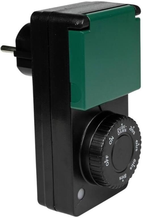 Enzo Benson Tijdschakelklok SWD 2-4-6-8 uur of schemerschakelaar IP44 8364220