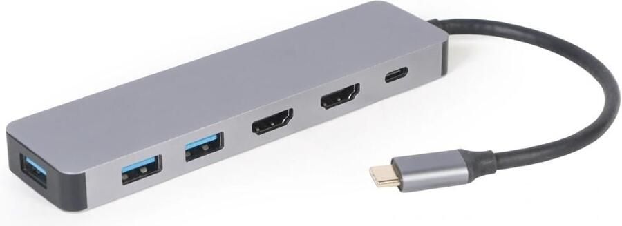Enzo Cablexpert USB-C 3-in-1 multi adapter USB-C dock 3-voudig 9530504