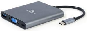 Enzo Cablexpert USB-C 6-in-1 multi adapter USB-C dock 6-voudig 9530506
