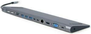 Enzo Cablexpert USB-C 9-in-1 multi adapter USB-C dock 9-voudig 9530509