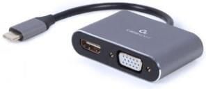 Enzo Cablexpert USB-C naar HDMI + VGA adapter kabel 15cm 9530408