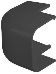 Enzo CANALIT Buitenbocht 90gr voor aircokanaal 90mm ANTRACTIET 4748053