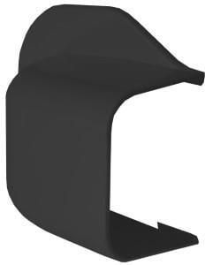 Enzo CANALIT Muurafdekkap voor aircokanaal 90mm ANTRACIET 4748055