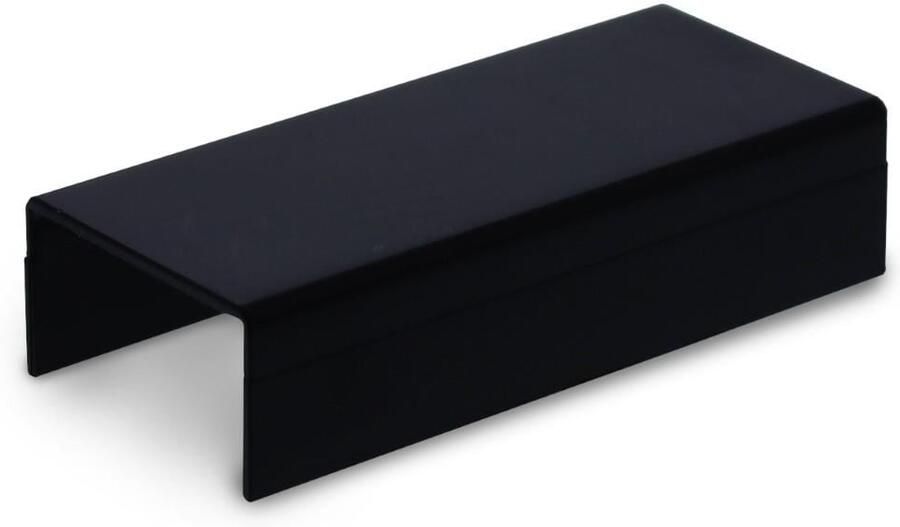 Enzo Canalit Systeem25 koppelstuk met bodemstuk 25x13mm zwart 4745720