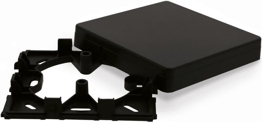 Enzo Canalit Systeem25 uitbreidingsdoos zwart 4745750