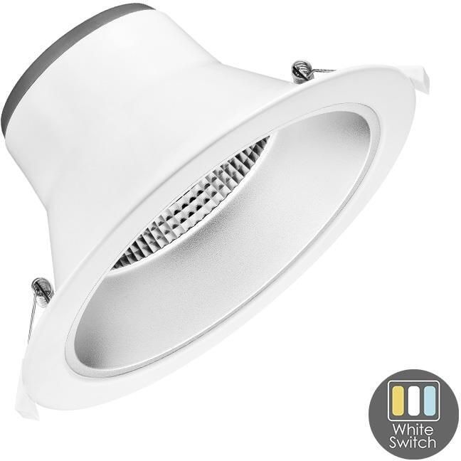 Enzo CCT LED downlighter wit reflector 15W Tri-White dimbaar LED2509