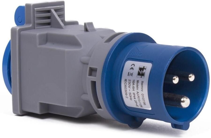 Enzo CEE adapter CEE stekker naar stopcontact 6315004