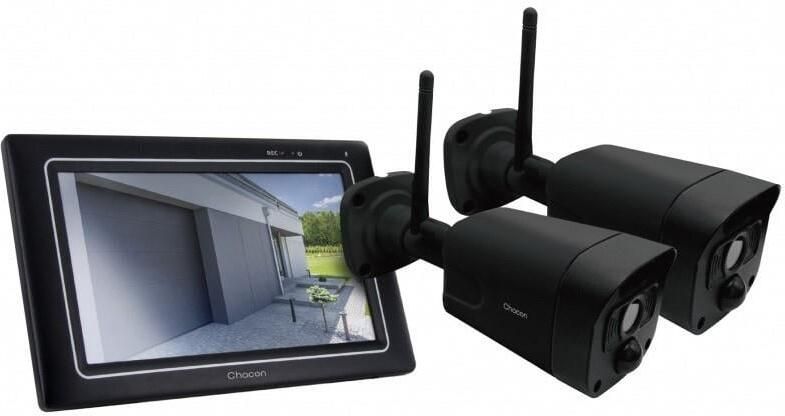 Enzo Chacon Draadloze bewakingsset met display + 2 Wifi outdoor camera`s 7900025