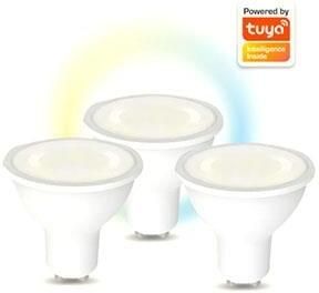 Enzo Denver LED GU-10 mat wit 5W 3-pack dimbaar SMART Wi-Fi TUYA LED5060